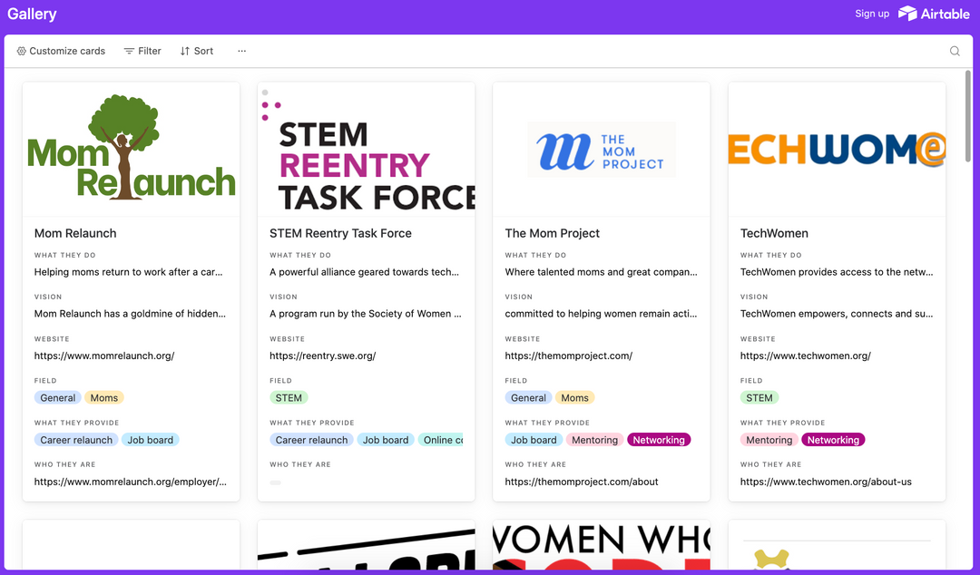 Women's Career reLaunch