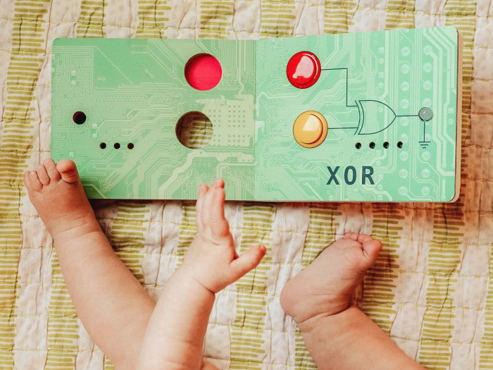 Baby feet with XOR gate.